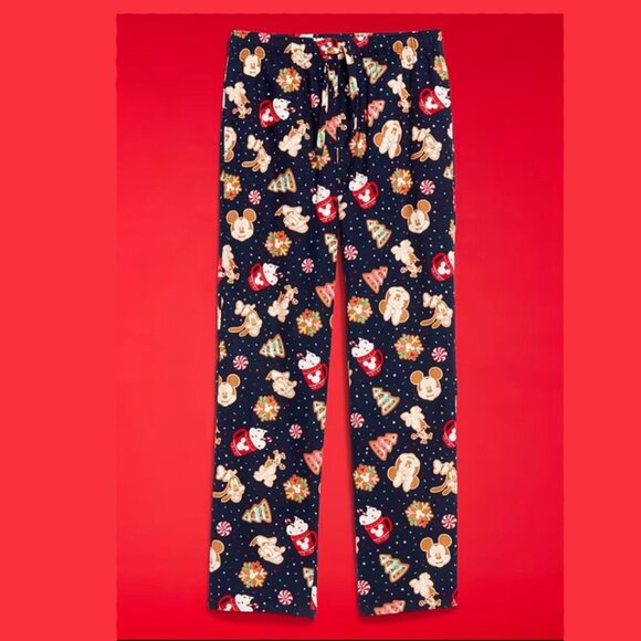 Old Navy x Disney Mid-Rise Printed Flannel Pajama Pants for Men (L) NWT! - Picture 3 of 10